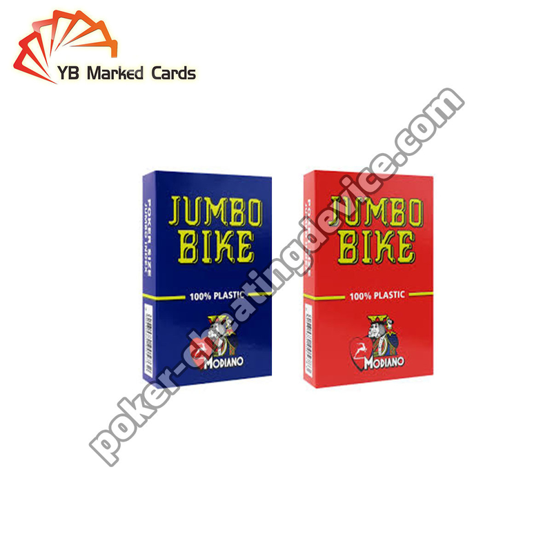 Modiano Juice Jumbo Bike Carte da gioco contrassegnate per giocare a carte Occhiali