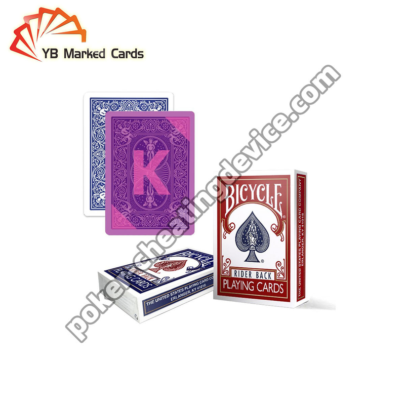 Bicicletta Deck segreto marchiato carte da gioco per lenti a contatto con inchiostro a infrarossi