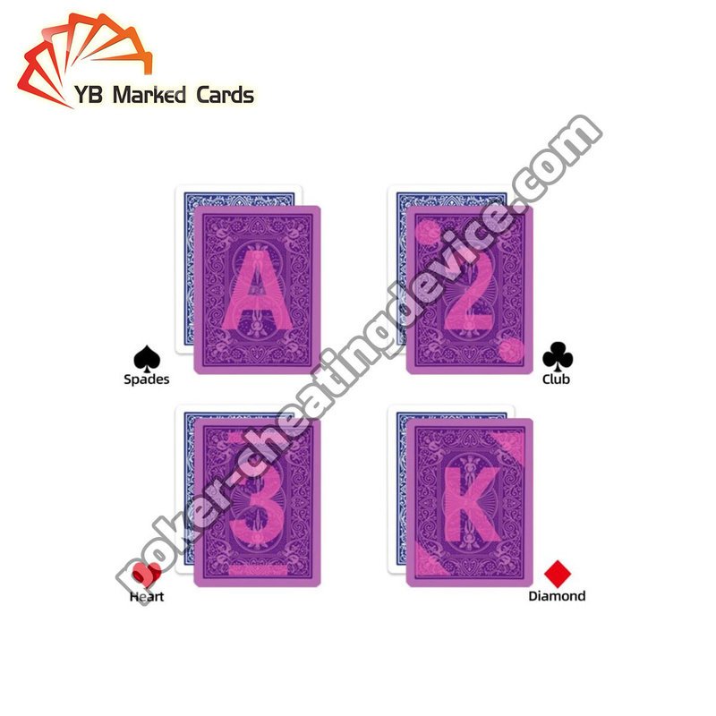 Bicicletta Deck segreto marchiato carte da gioco per lenti a contatto con inchiostro a infrarossi