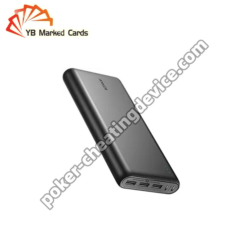 Power Bank Poker Camera Focus HD Lens per carte dinamicamente contrassegnate