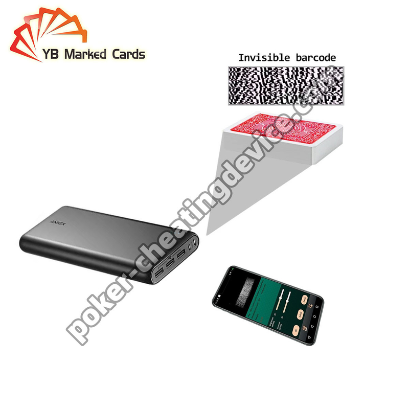 Power Bank Poker Camera Focus HD Lens per carte dinamicamente contrassegnate