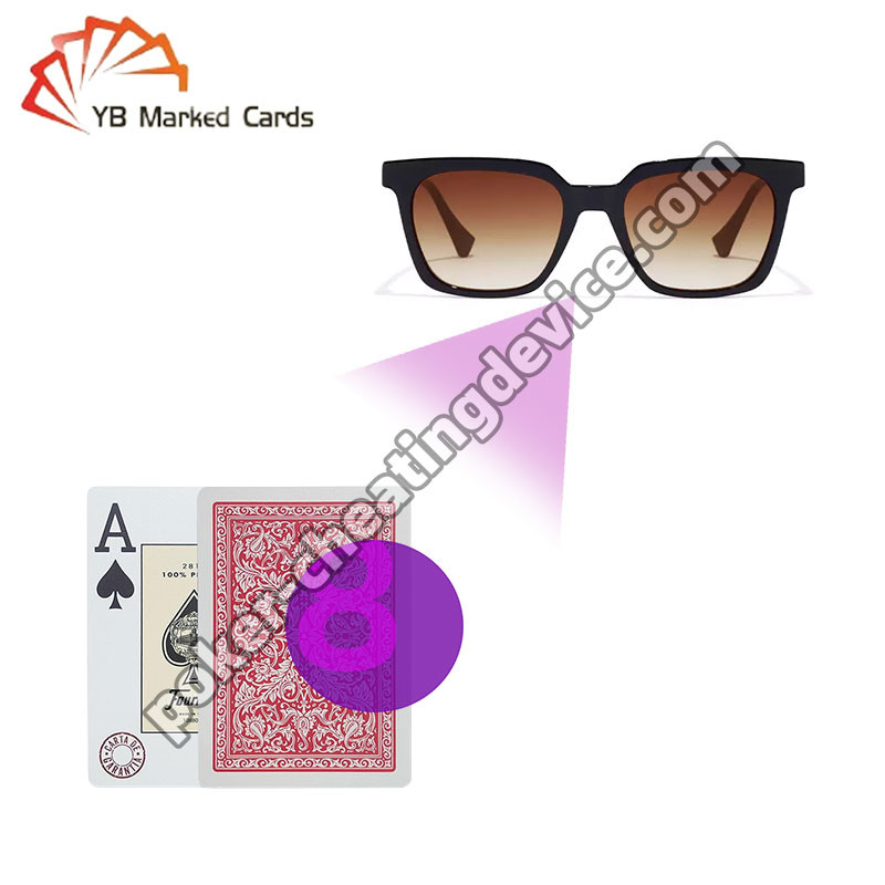 Occhiali da gioco per giocatori di poker che rilevano carte segnate e inchiostro invisibile