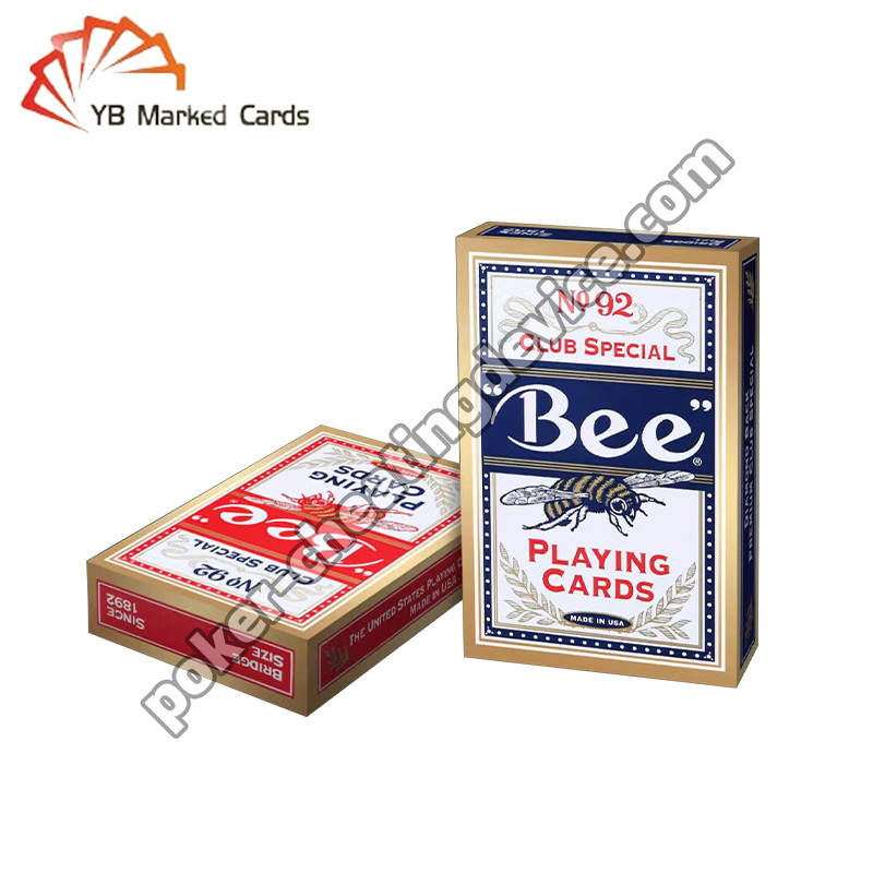 Carte marcate con codice a barre Bee Standard per l'analisi del poker e il vantaggio di imbrogliare