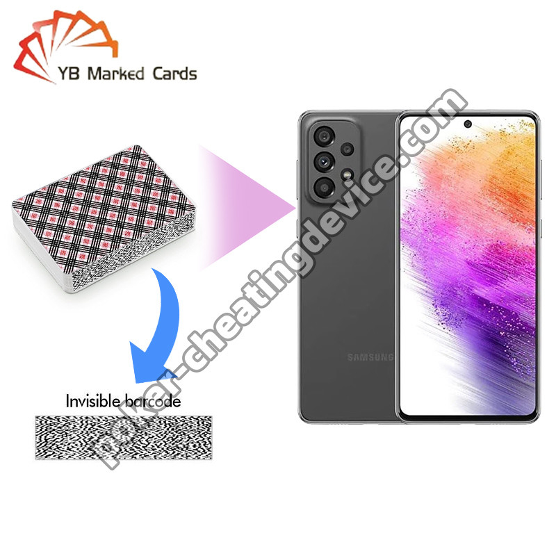 Samsung Galaxy A73 AKK K5 Poker Decks Analyzer per carte contrassegnate da codice a barre