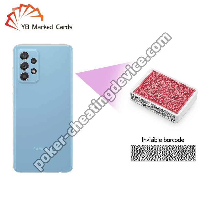 AKK A2 Samsung A52 Analisatore di mazzo di carte contrassegnate per carte contrassegnate con codice a barre