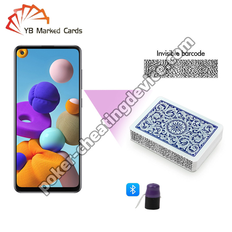 AKK A3 Samsung Galaxy A21s Cheat Card Analyzer per carte da gioco contrassegnate da codice a barre