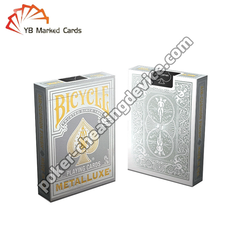 Bicicletta Marchiate Carte Poker Serie Dorata Fantasy Argento Per Imbrogliare Lenti a Contatto