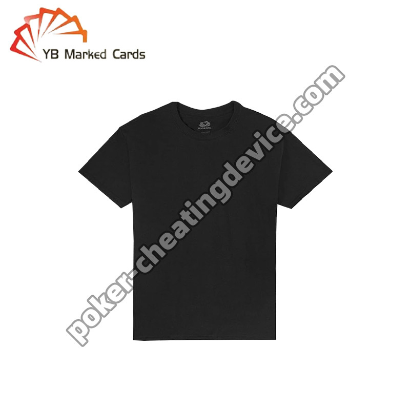 T-Shirt Scanner per carte da poker, analizzatore di carte da poker e marchio di codice a barre per carte da gioco