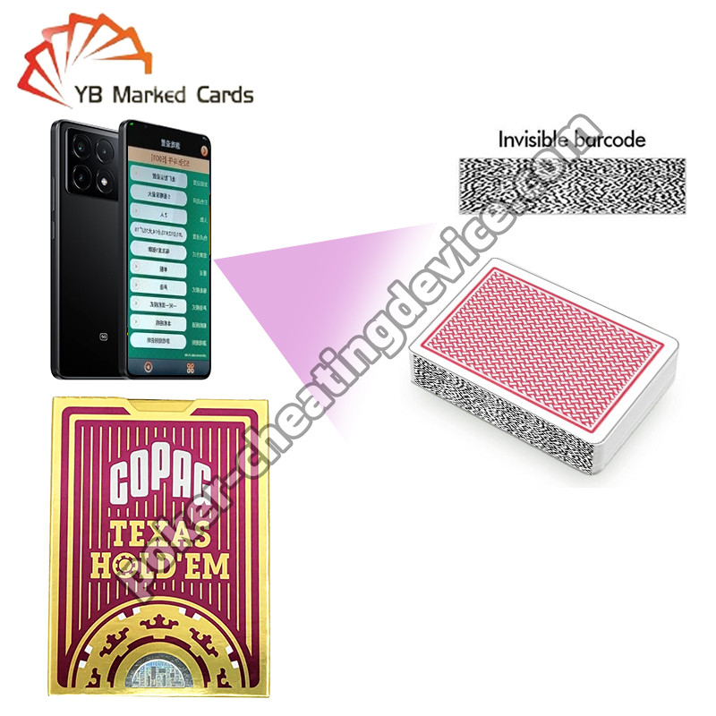 Copag Texas Hold'em 100% di plastica gioco d'azzardo carte segnate rosso mazzo singolo
