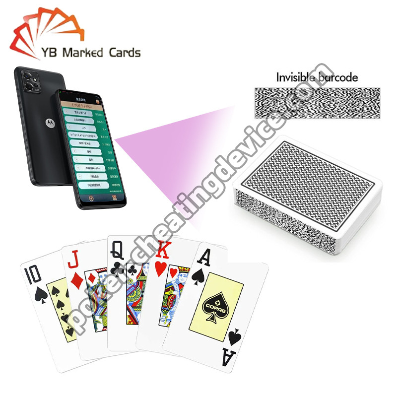 Copag Texas Hold'em 100% Plastic Poker Analyzer Carte Marcate Nero Single Deck