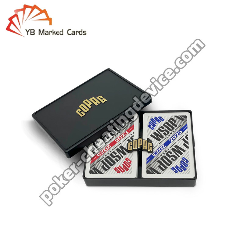 Copag WSOP 2023 Retro Design Uv Marcato Set di carte da gioco Blu / Rosso