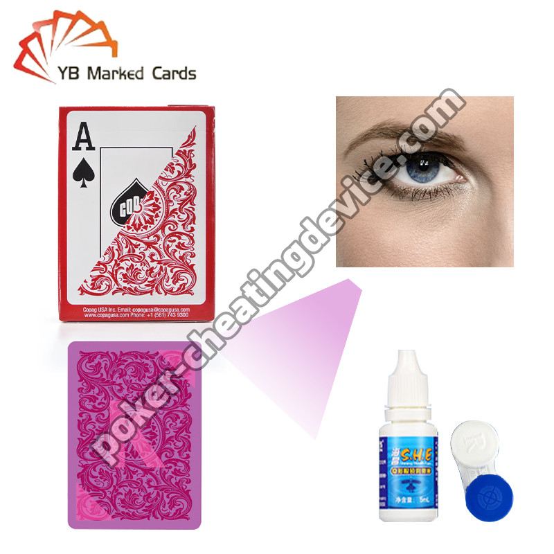 Copag Elite Marcato carte da gioco rosso singolo mazzo per lenti a contatto a infrarossi