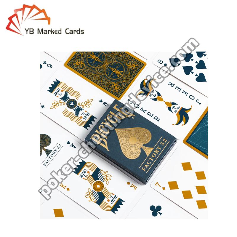 Fabbrica di biciclette 52 carte da gioco contrassegnate a infrarossi Ultimate Poker Advantage