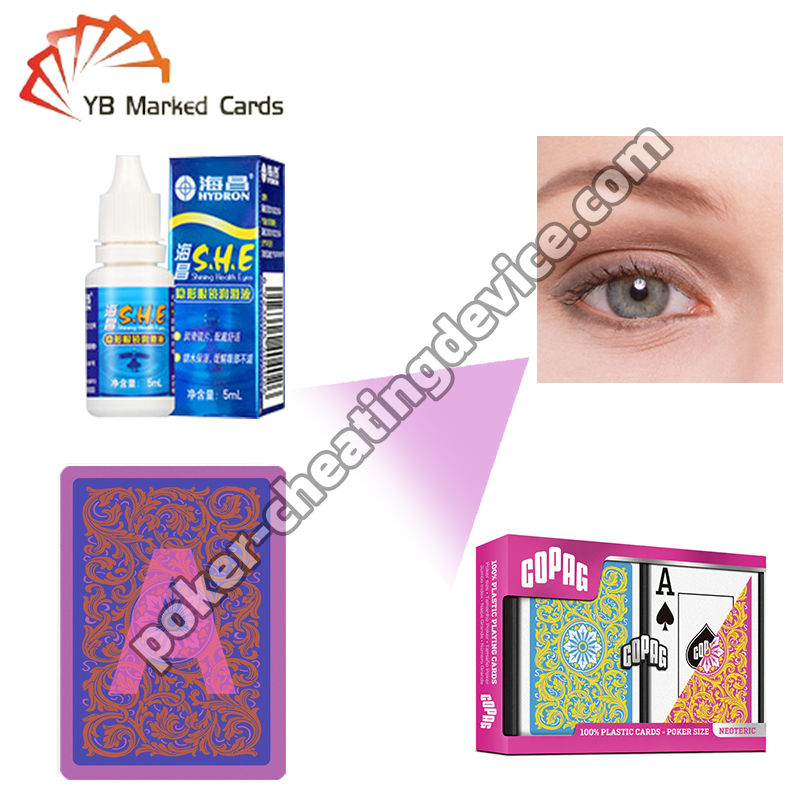 Lenti a contatto a infrarossi con accuratezza di rilevamento del 100% e contenuto d'acqua ≥ 50% per barare a poker