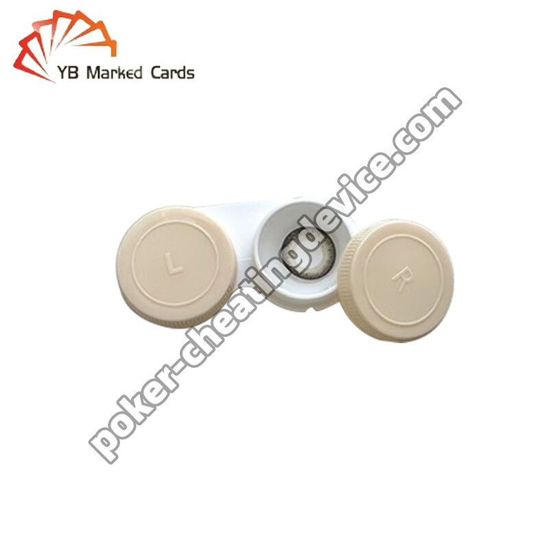 Lenti a contatto con inchiostro invisibile UV per vedere attraverso le carte