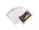 Carte da gioco stampate su ordinazione di frode del dispositivo del poker dello spazio in bianco della piattaforma 57*87mm