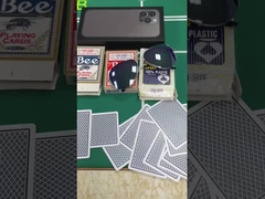 Lenti a contatto a inchiostro invisibile da 9 mm per imbrogliare carte da gioco viola