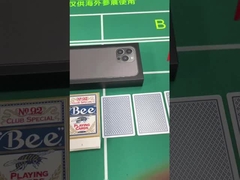 Copag 1546 100% di plastica professionale infrarossi Cheat Cards Set mazzo blu / rosso