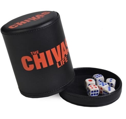 Giochi elettronici della tazza di dadi dei dadi telecomandati senza fili neri del casinò