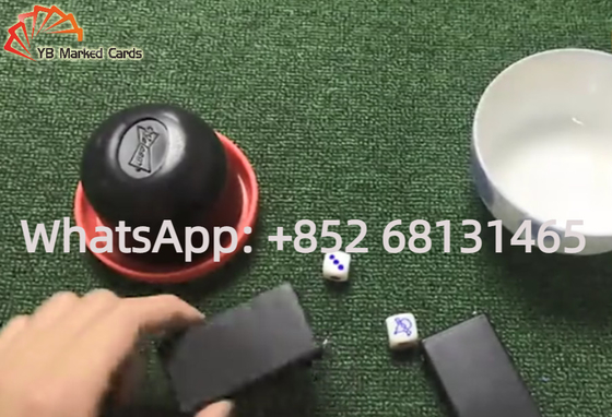12mm/16mm di plastica tagliano il gioco a cubetti stabilito del casinò di gioco tagliano con la stampa animale