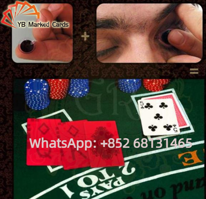 lenti a contatto dell'inchiostro simpatico di 9mm per la porpora di frode delle carte da gioco