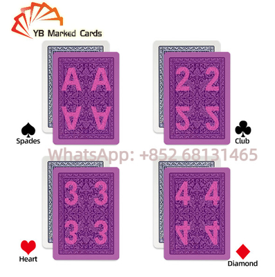 Plastica invisibile di gioco delle carte da gioco del codice a barre per l'analizzatore del poker