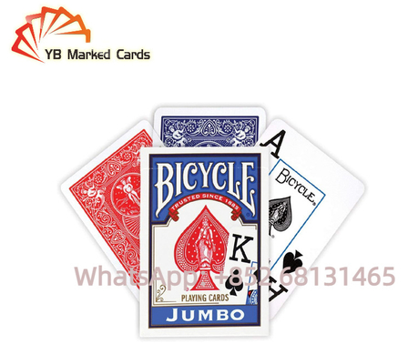 Carte verniciate del poker della bicicletta che imbrogliano le carte da gioco laminate