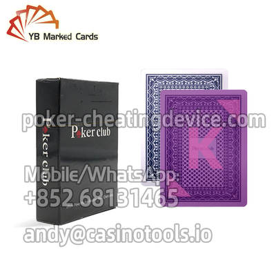 L'infrarosso del club del poker di Copag ha segnato le carte da gioco per i dispositivi di frode del poker