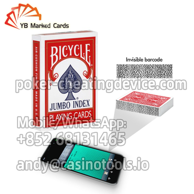 Bicicletta di plastica Rider Back Barcode Marked Decks per i giochi del poker