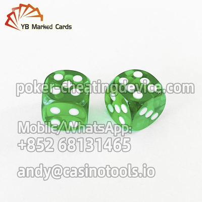 6 dadi di plastica professionali magici dei lati 16mm per l'attrezzatura di frode della mazza