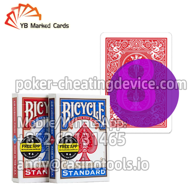 l'inchiostro simpatico standard della bicicletta 154g ha segnato le carte per le lenti a contatto infrarosse