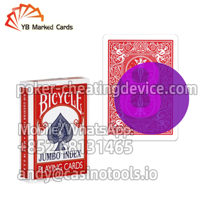 L'infrarosso enorme di indice della bicicletta ha segnato le carte da gioco per le carte contrassegnate che imbrogliano i dispositivi