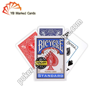 Bicicletta standard codice a barre marcate carte da poker per analizzatore di poker