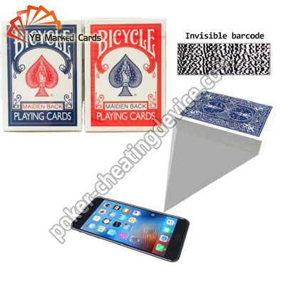 Codice a barre Bicicletta Carte Marcate Per Analisatore Di Poker Telefono