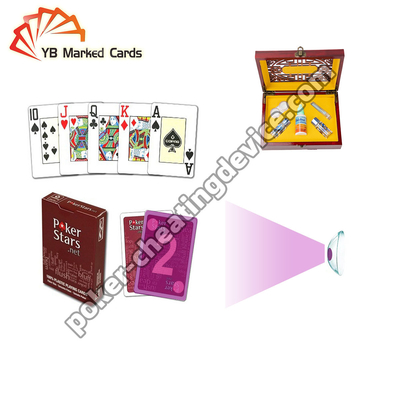 Copag Pokerstars Cartoline con inchiostro invisibile per lenti a contatto a infrarossi
