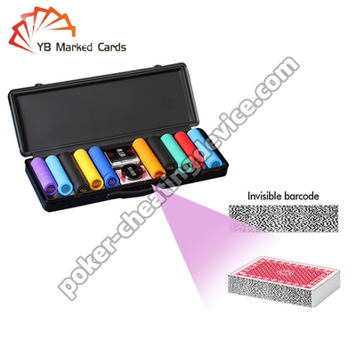 Camera di scansione Stealth Chip Box Poker per il rilevamento delle carte a codici a barre