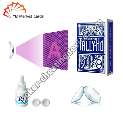 Lenti a contatto UV di Contact Lenses HEMA Spy Invisible Playing Cards del lettore