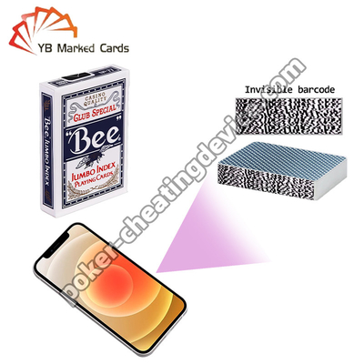 Bee Club Special Marking Barcode Cards per l'analisi delle carte da poker