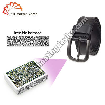 Belt Poker Cheat Card Scanner Discreta Soluzione ad Alta Precisione Per I Giochi Di Poker