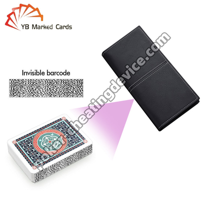 Portafoglio Poker Card Reader Discreto e Efficiente Scansione Per I Giochi Di Poker