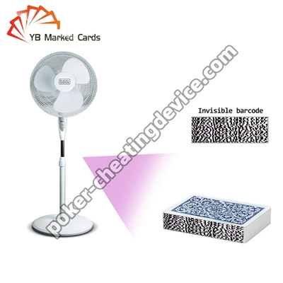 Dispositivo per la scansione dei ventilatori per la scansione discreta delle carte da gioco nei casinò