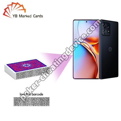 CVK 400 Motorola Edge+ Phone Poker Analyzer per carte da gioco a codice a barre