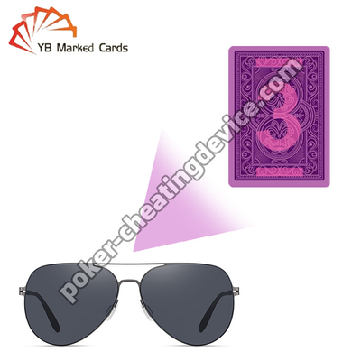 Occhiali da sole a infrarossi per Texas Hold'em Occhiali da poker a inchiostro invisibile