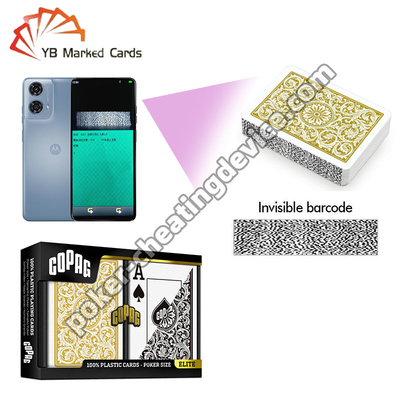 Copag 1546 100% Barcode di plastica carte di imbroglio per l'analizzatore di poker