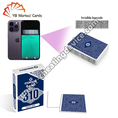 Copag 310 Codice a barre criptato carte da gioco Single Deck Blu