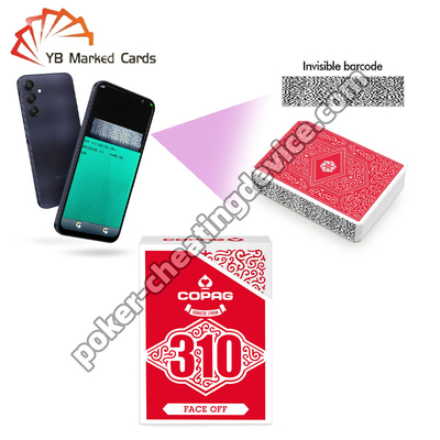 Copag 310 Premium Barcode Carte Marcate Single Deck Rosso