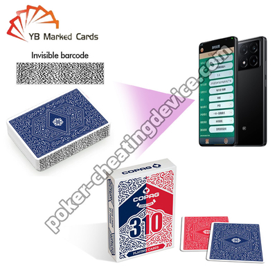 Copag 310 Discreto Codice a barre Carte da gioco Single Deck Per Analisatore di Poker