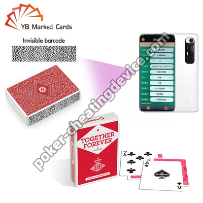 Copag 310 Scanner di codici a barre carte da gioco rosso mazzo singolo