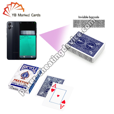 BICYCLE F44100 Prestige 100% di plastica Casinò Barcode carte da gioco
