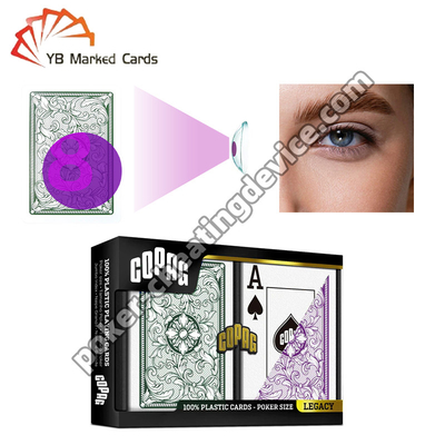 Copag Legacy Series Marcatura di carte da gioco Green / Purple Deck Set